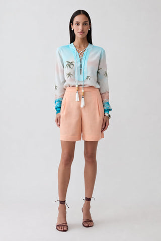 Blusa Print Coqueiros - Estampa Coqueiros