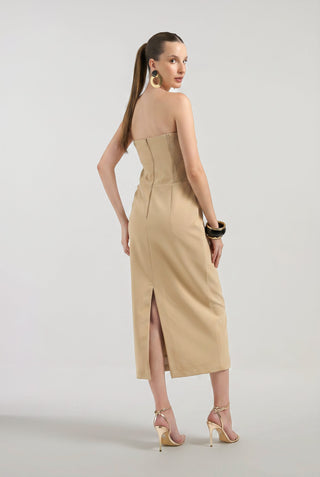 Vestido Ciel De Saint Tropez - Bege