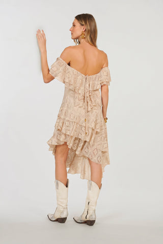 Dress Brume De Paris - Bege 221310BG01..