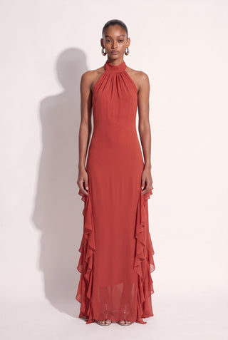 Dress Brume De Paris Terra Cota - frente