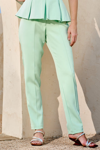 Conjunto Alfaiataria C/ Peplum Pregas - Menta 2514045636