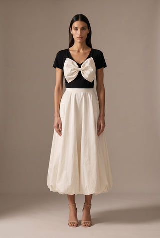 Saia Baloné Midi Capri - Off White