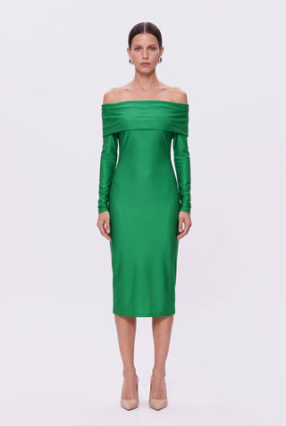 Dress Twilight Glow Verde - frente