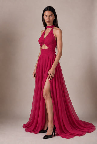 Dress Nina Party - Cramberry