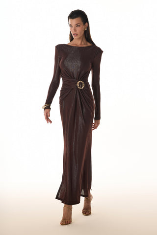 Vestido - Marrom