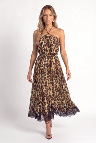 Vestido Print Onca C/ Renda - Onca - pose