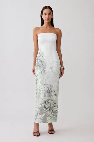 Vestido Tqc Print Palmeiras Silvestre - frente