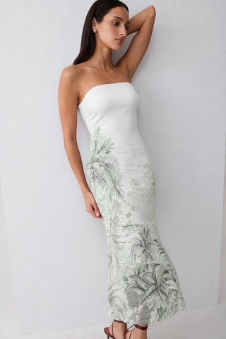 Vestido Tqc Print Palmeiras Silvestre - pose